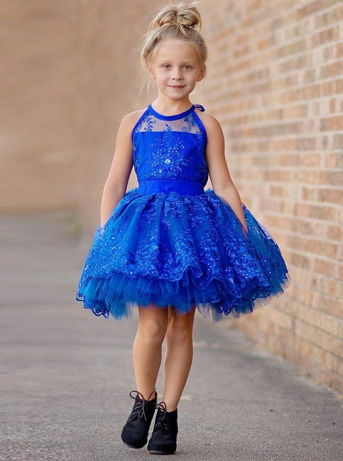 royal blue short wedding dresses