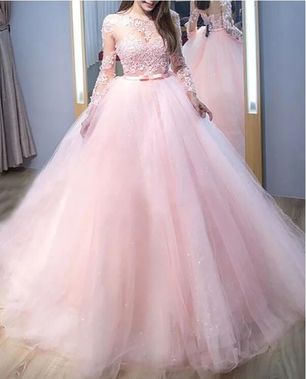 ball gown with long train