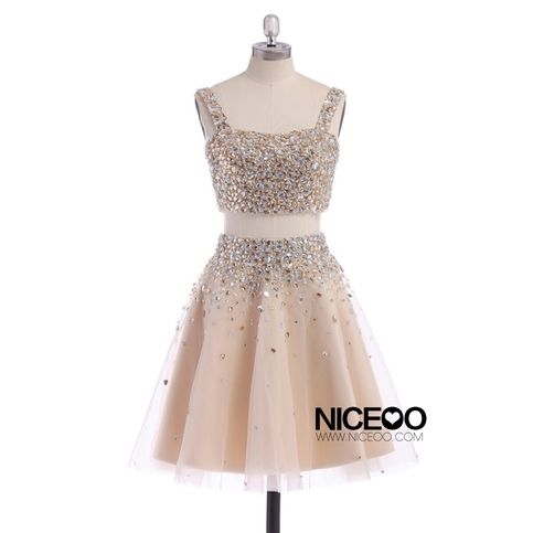 square neck hoco dress