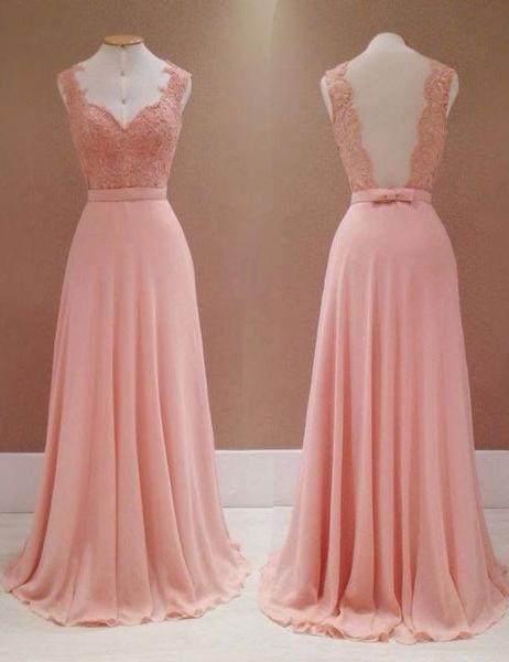 salmon pink dress