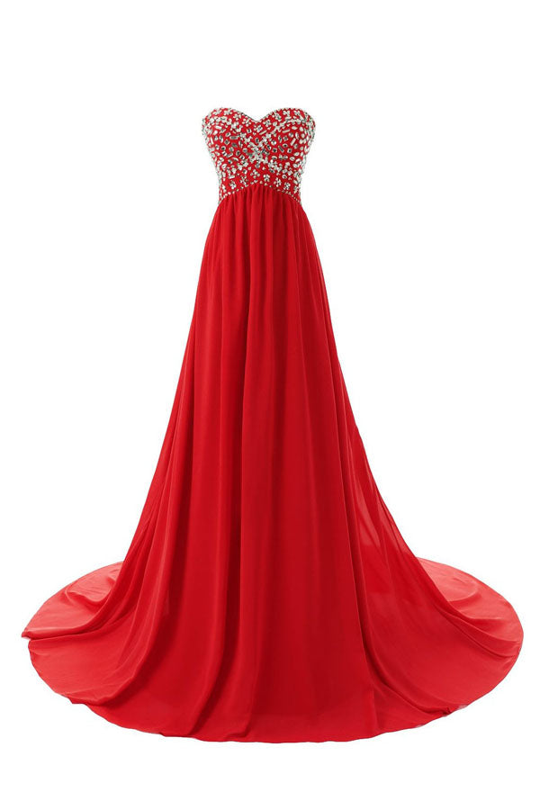 red dress with rhinestones