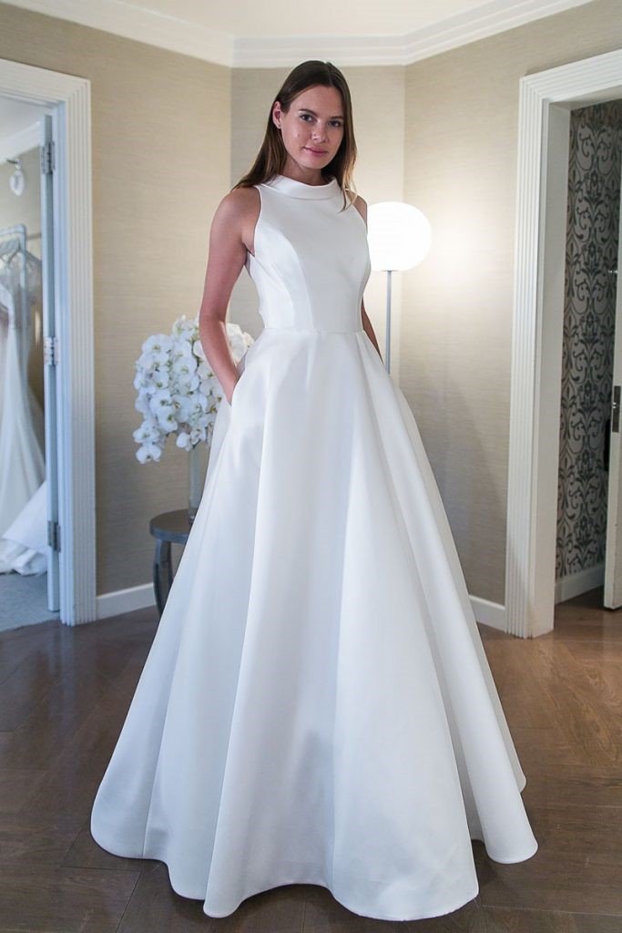 cheap wedding dresses with pockets