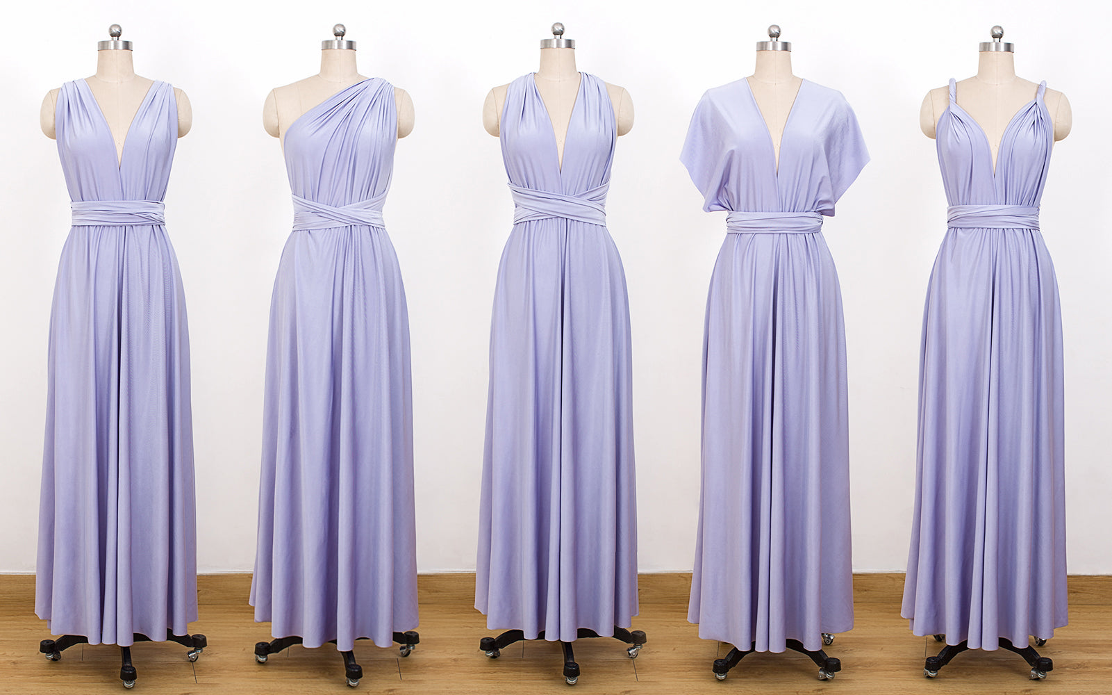 lavender convertible bridesmaid dress