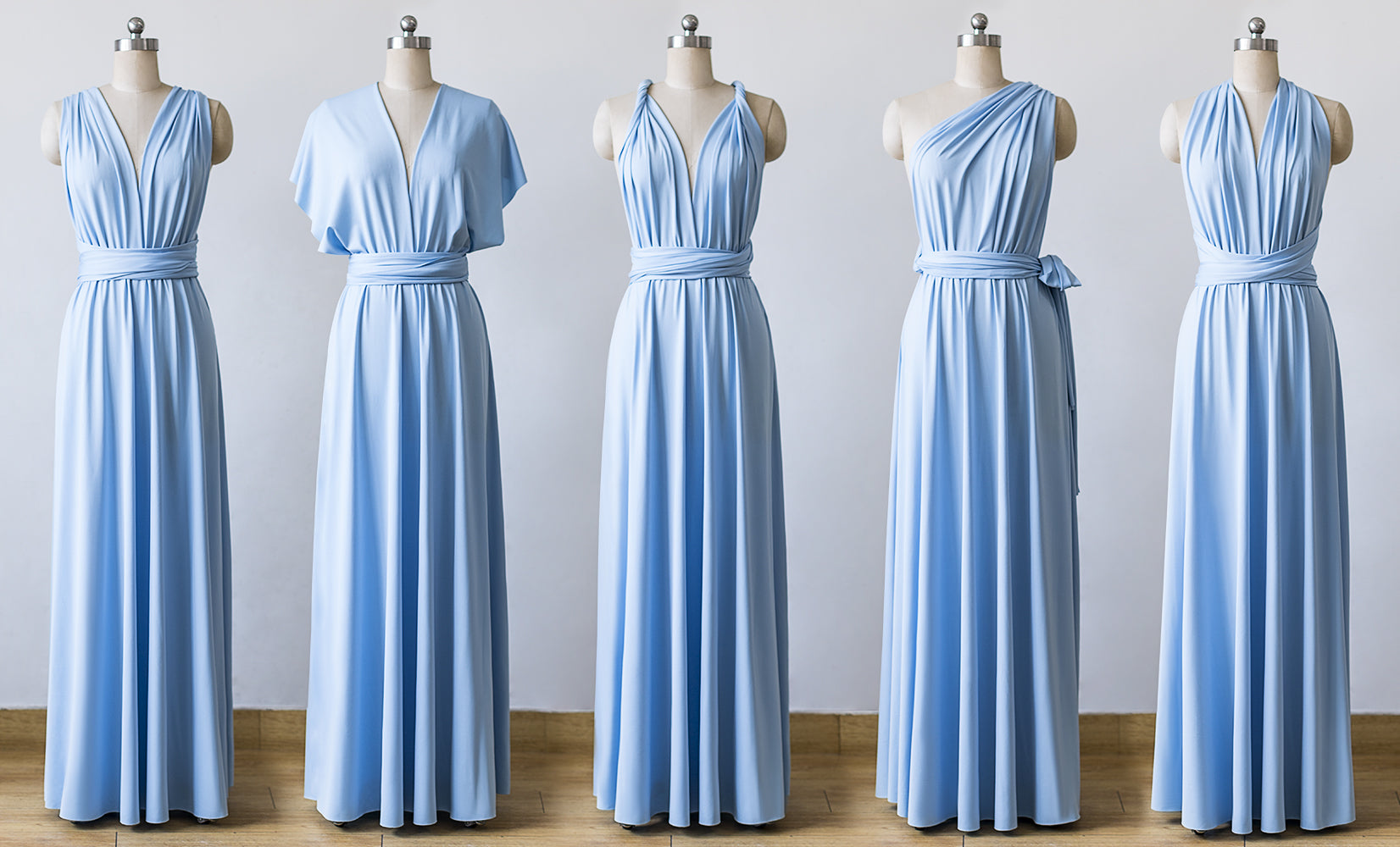 baby blue multiway dress