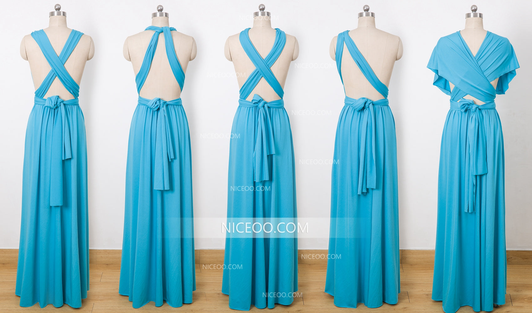 turquoise infinity dress