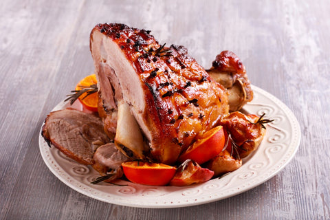 Tasty Christmas Ham with Marmalade glaze