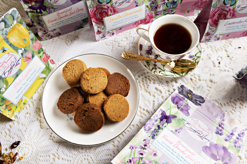 Pudding Lady Cookies Chocolate Pudding Infused Fairy Dust Tea