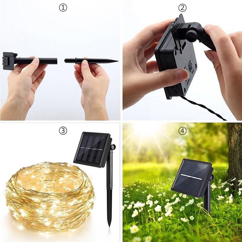 Garden Led Solar - Iluminação Solar para Decoração - achatudostore