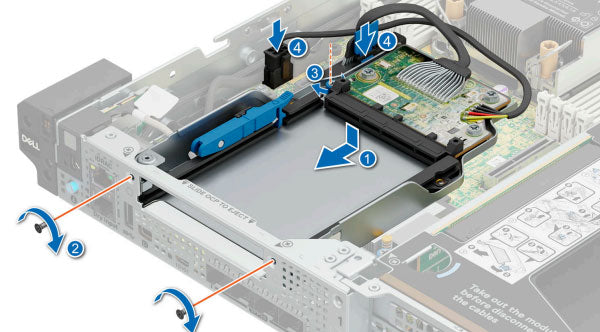 Image of the dell OCP Flop PCIe Riser