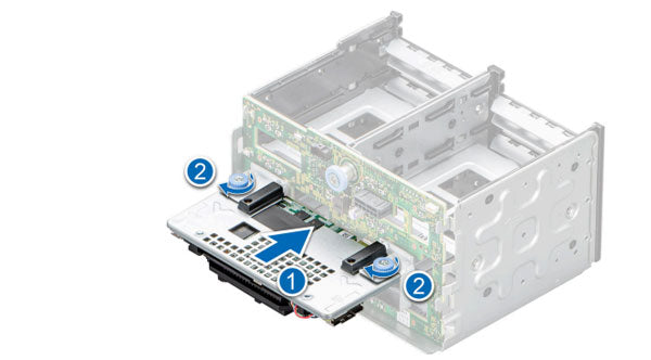 Image of the dell powerEdge T560 fPerc on a 2.5 SFF Backplane