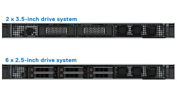 Image of the Chassis type for the R260 Rack Server by Dell.