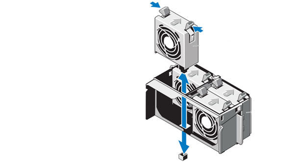 Image of the Dell T710 Fan Cage