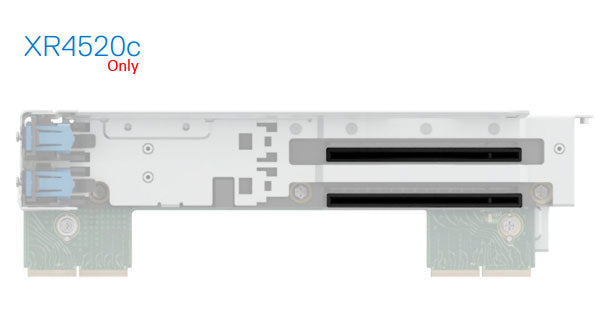 Image of Riser 1C for the Dell PowerEdge XR4520c sled only.