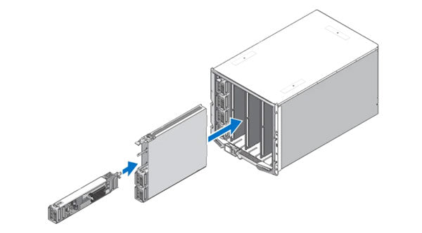 Image of the Sleeve that holds the M420 into the M1000e Chassis