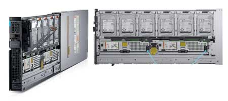Image of the MX5016s Dell Storage Sled Server