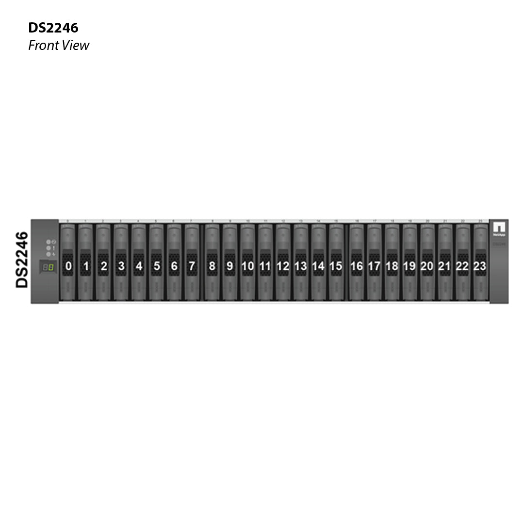 NetApp DS2246 Expansion Shelf 12x 600GB 10K SAS 6Gbps HDD (X422A-R5) | DS2246-1007-12S-EN-R6-C