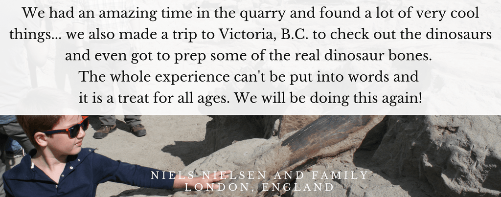Did you know that we book private dig experiences? Oh yes, we do! Put on your explorer hat and accompany us on a global trip to dig for fossils.Testimonial. 