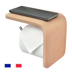 dérouleur papier toilette avec tablette