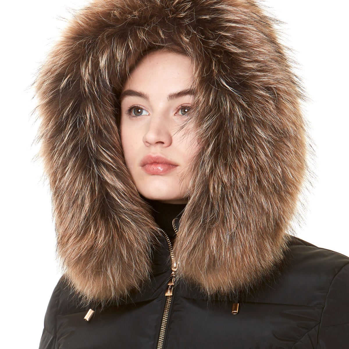 HOLLIES - FUR COLLAR NATURE - RACCOON FUR COLLAR — Hollies.se