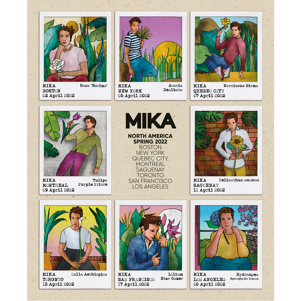 TOUR DESTINATION POSTER Mika Official Shop