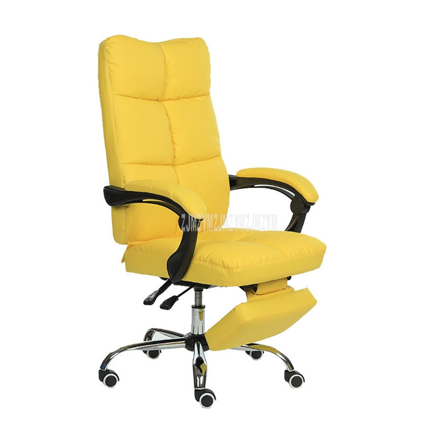 reclining computer chair with footrest