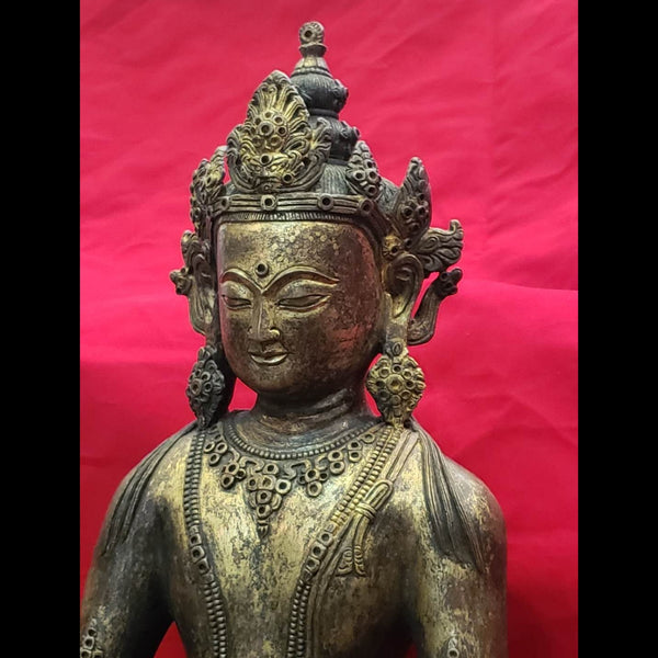 Ancient Buddha statue by Mytheast