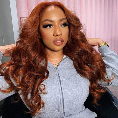 Body Wave Lace Front Wig Brazilian Colored Human Hair Wigs Honey Blond   Flawlessly Exquisite