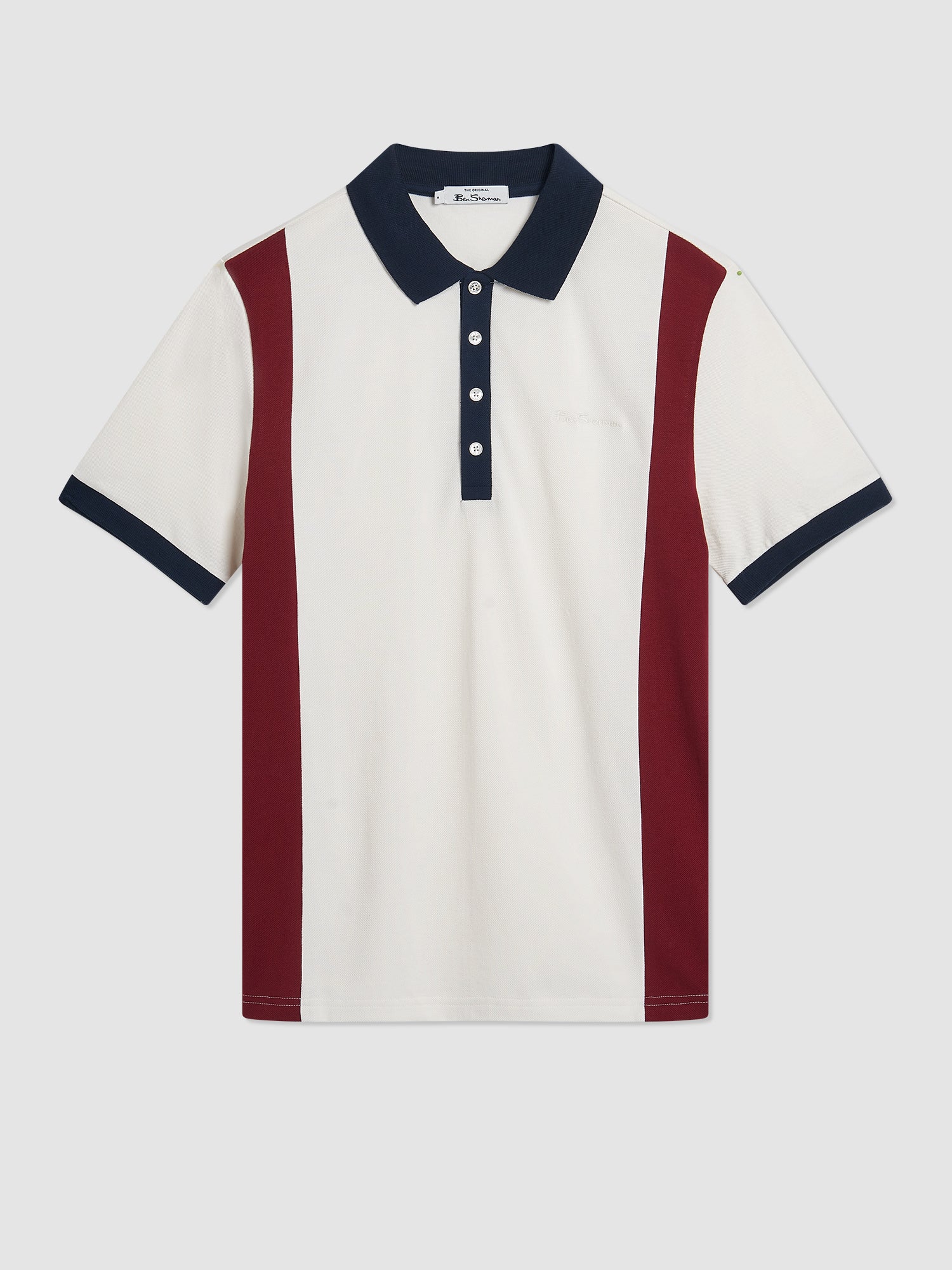 Image of Vintage Colorblock Sport Polo - White
