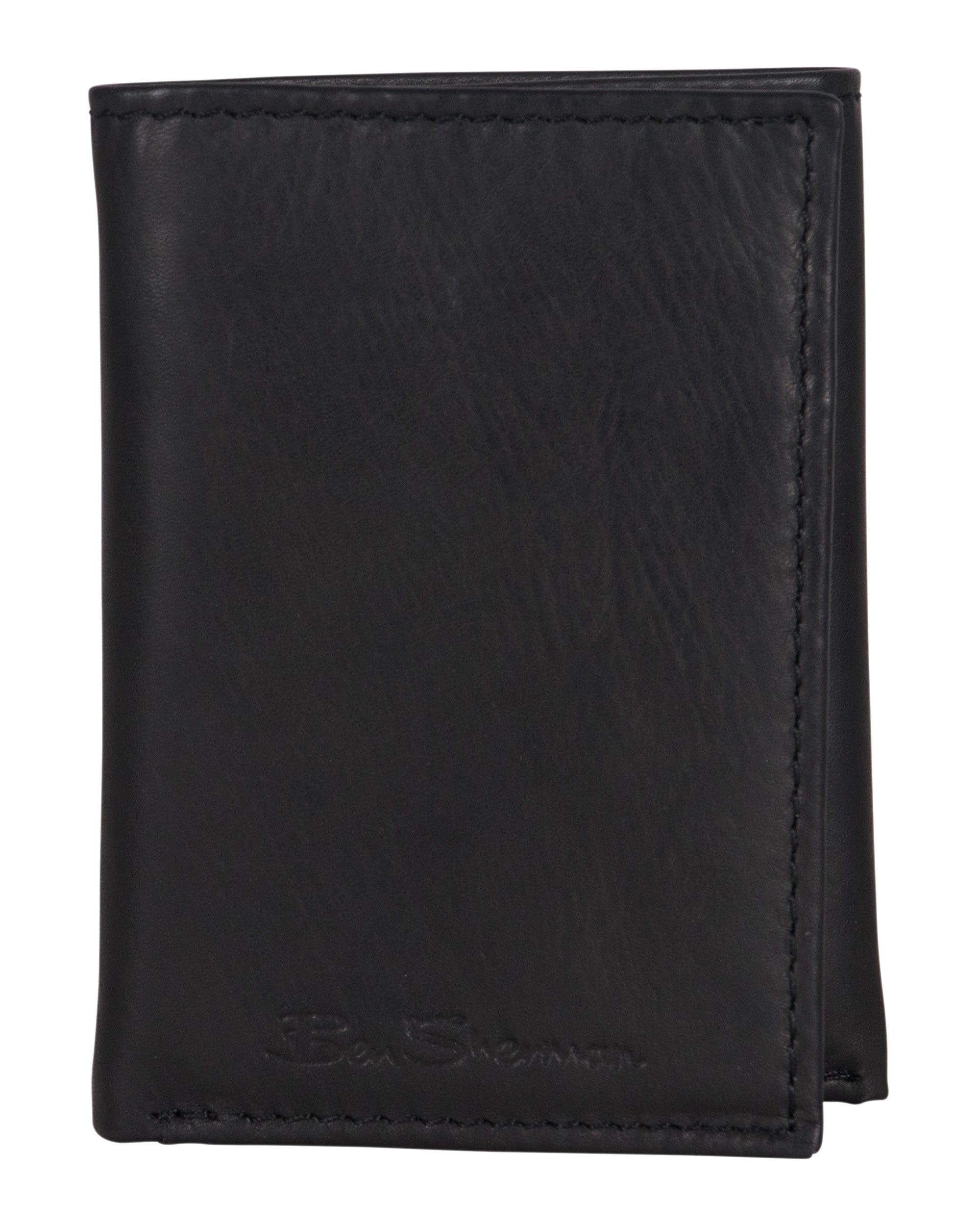 leather trifold wallet