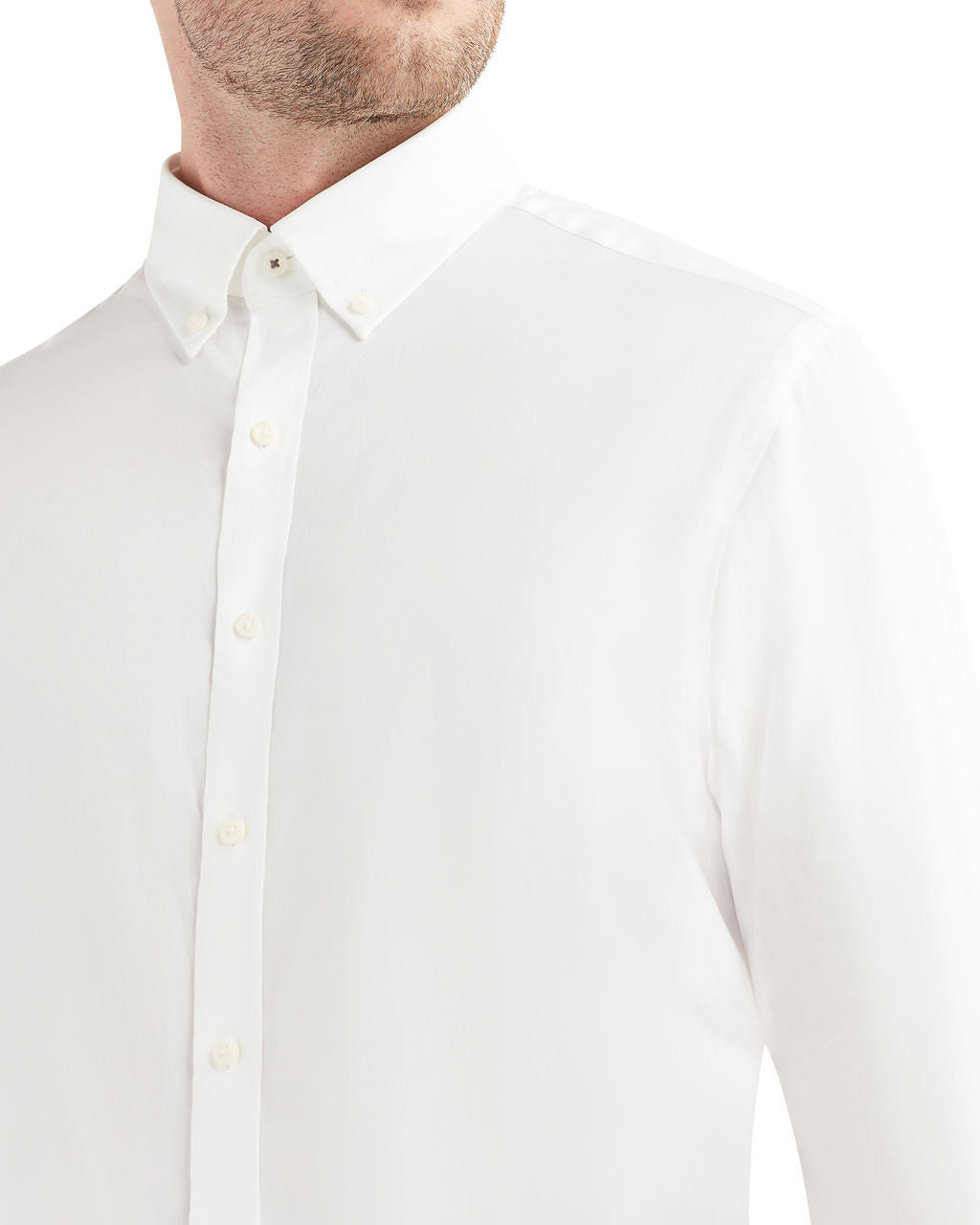 White Solid Oxford Slim Fit Dress Shirt – Ben Sherman