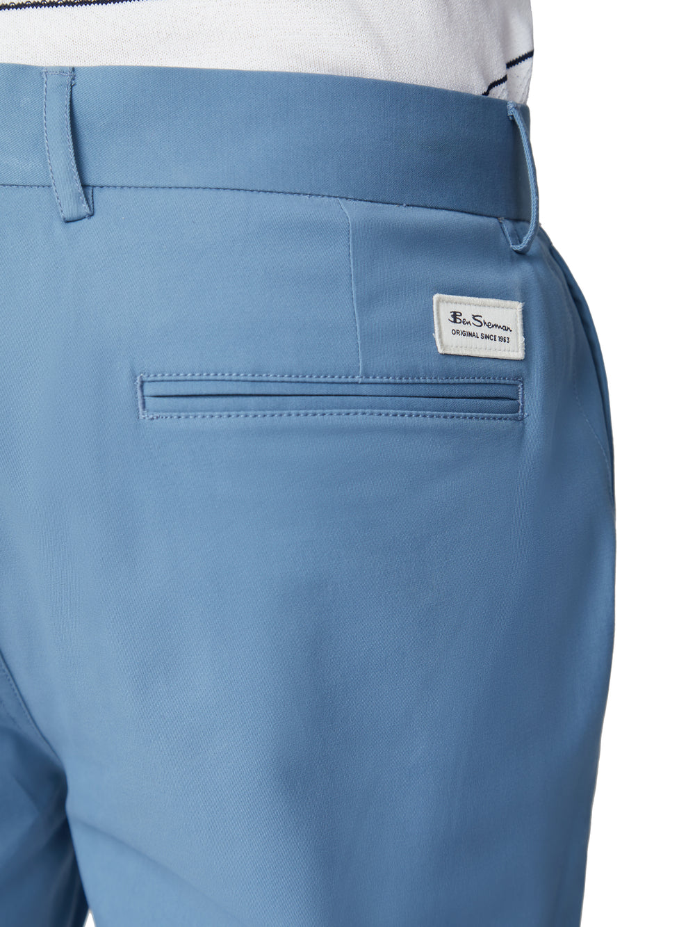 Signature Slim Stretch Chino Pant - Marine - Ben Sherman