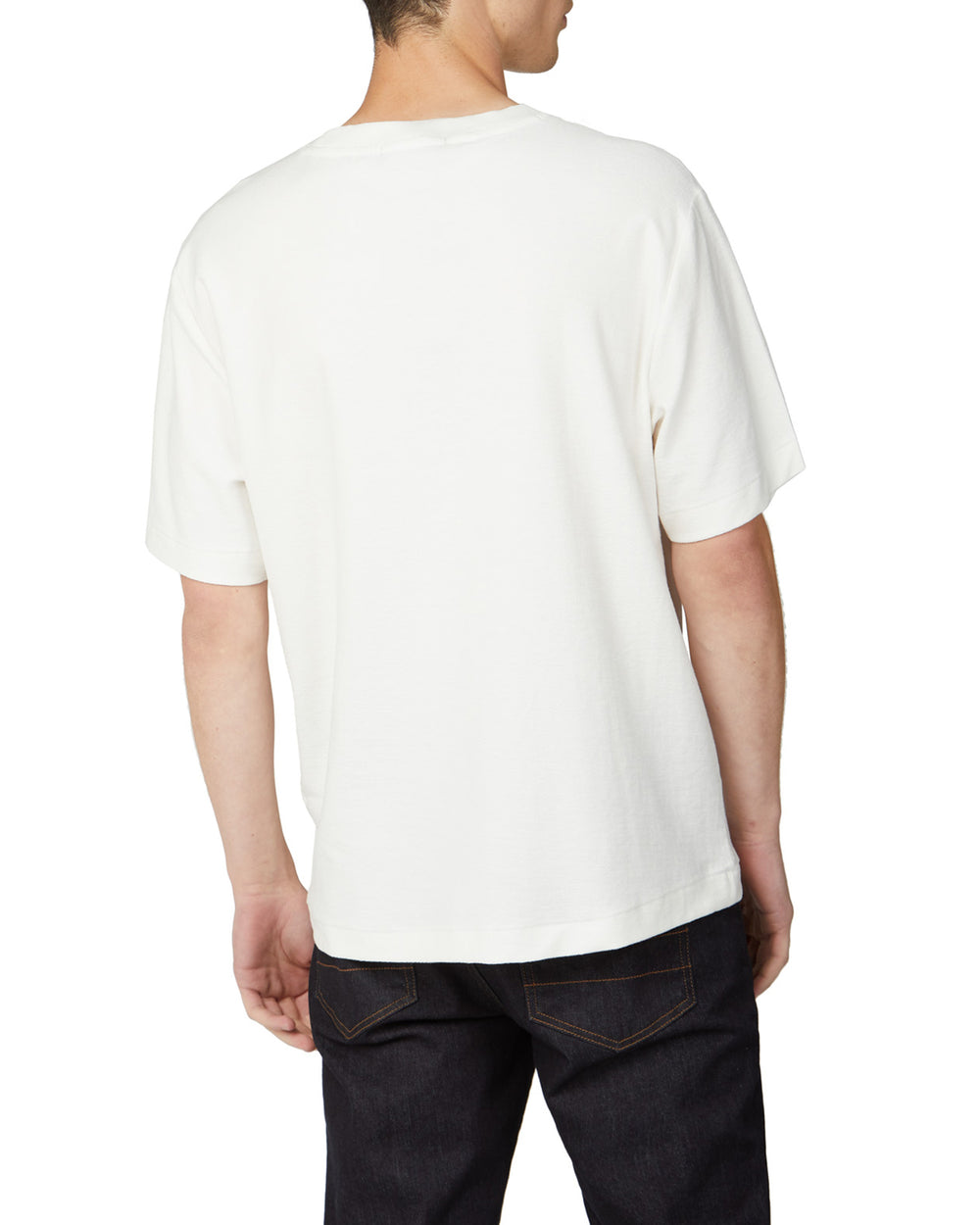 B by Ben Sherman Reverse Loopback Tee - Snow White