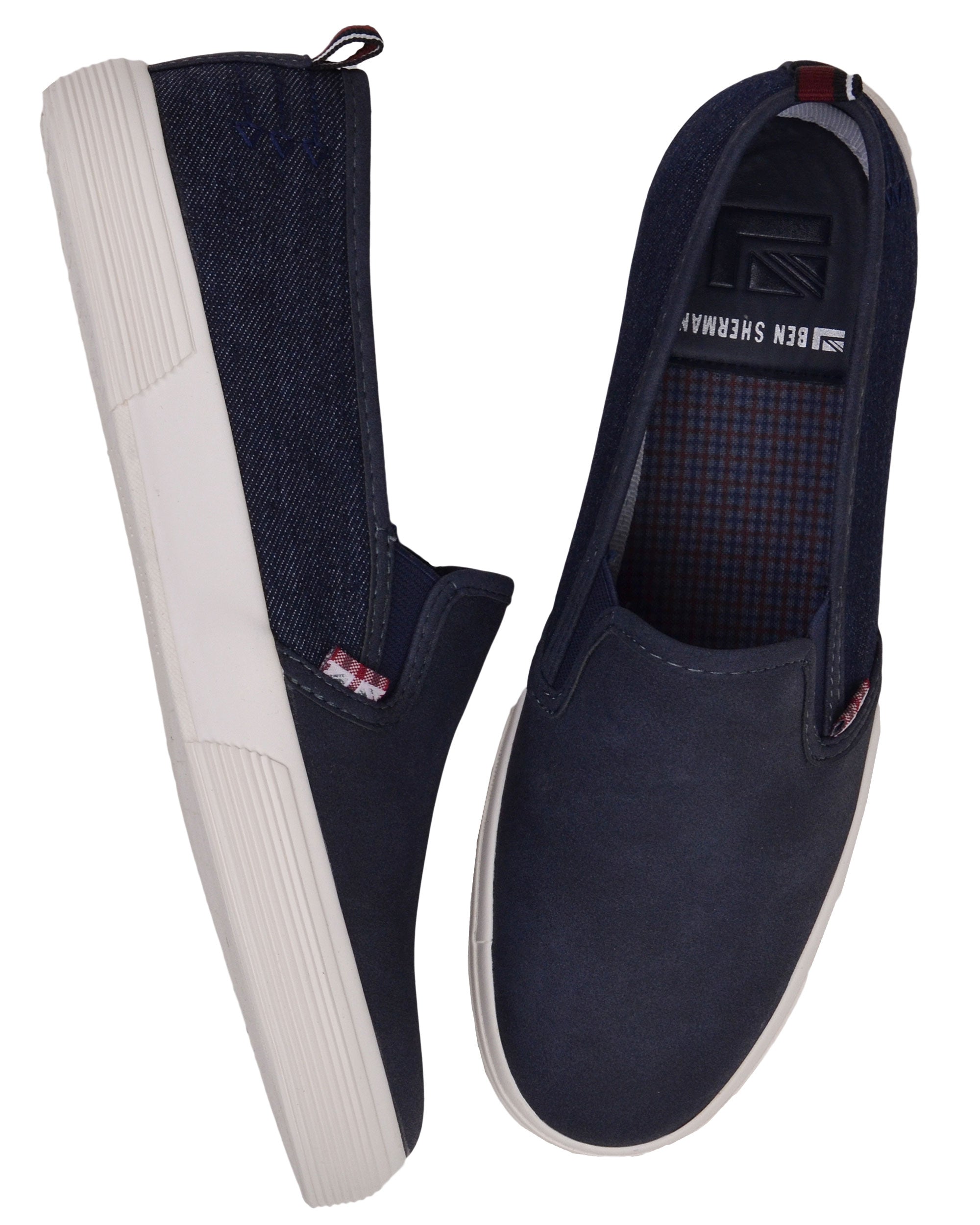 Bradford Denim/Suede Slip-on Sneaker 