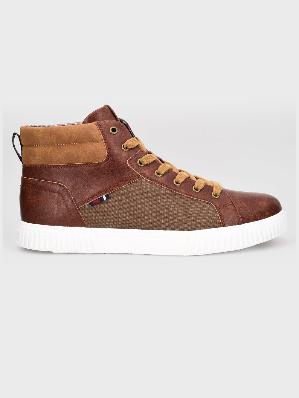 Marcus Lace-Up High Top Sneaker - Brown - Ben Sherman