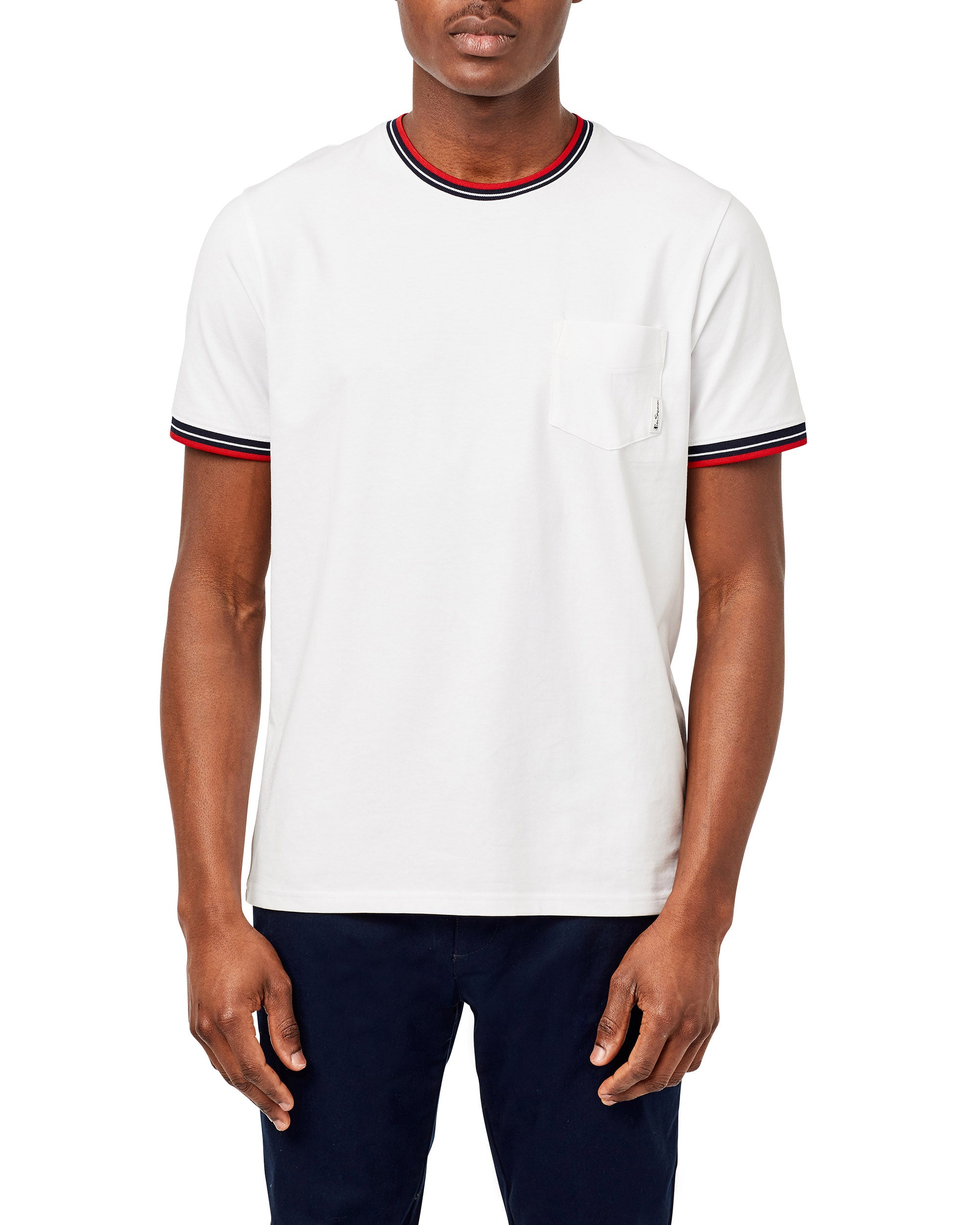 Supima Cotton Pocket T-Shirt - Bright White – Ben Sherman