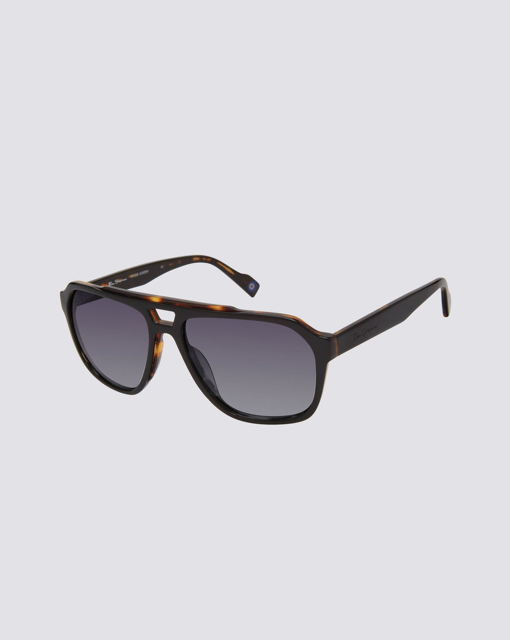 Manor Polarized Oversized Eco Sunglasses - Black Tortoise - Ben Sherman