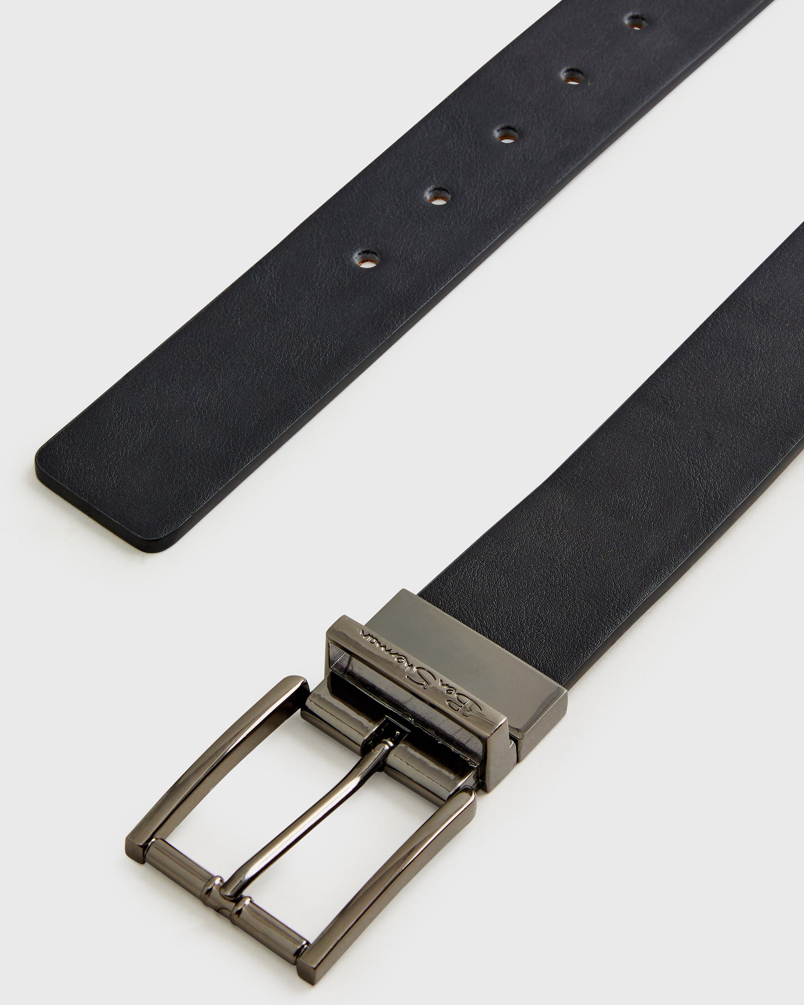 Men's Reversible Vegan Leather Belt