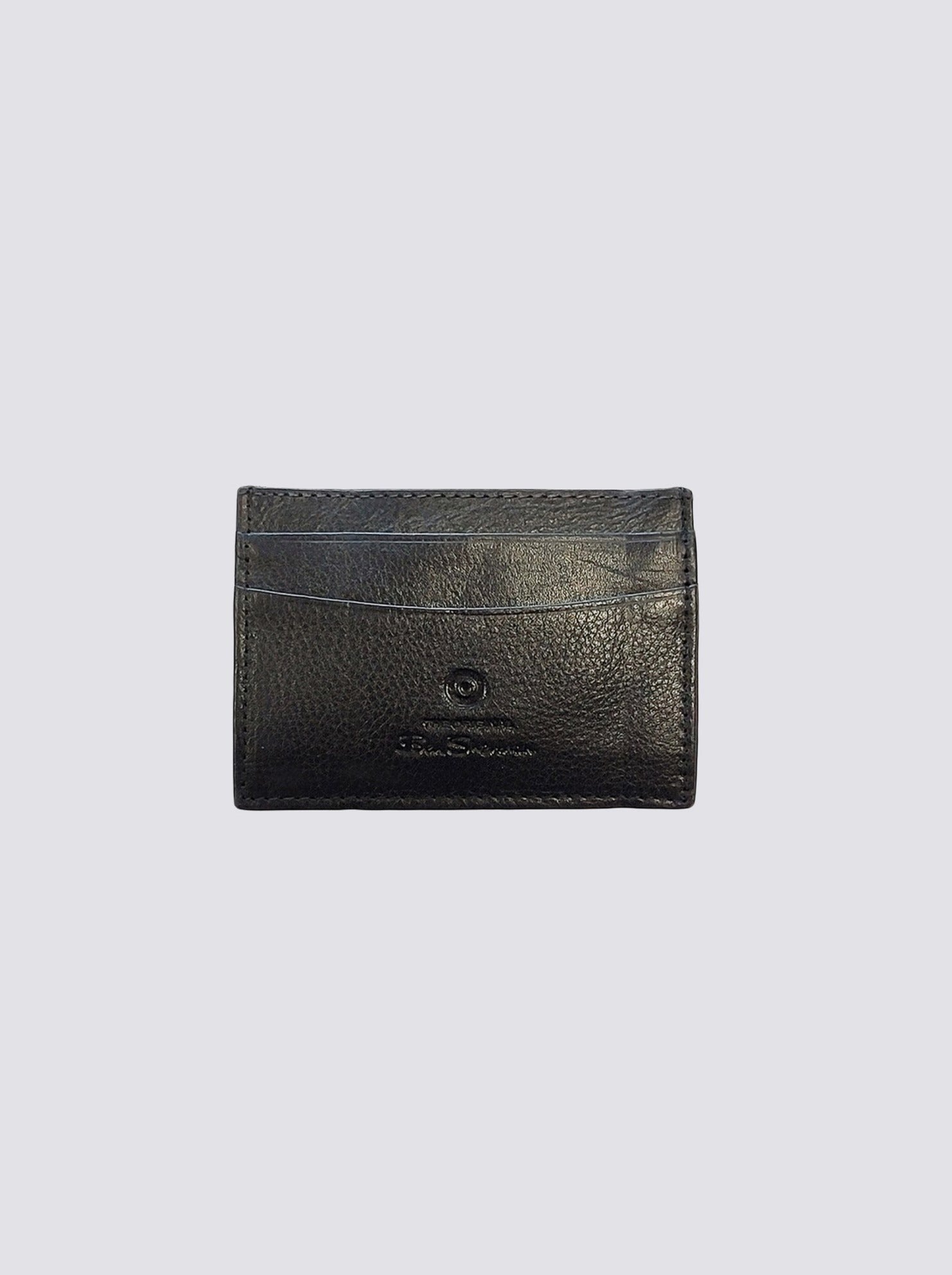 Coles Leather Micro Wallet - Black - Ben Sherman
