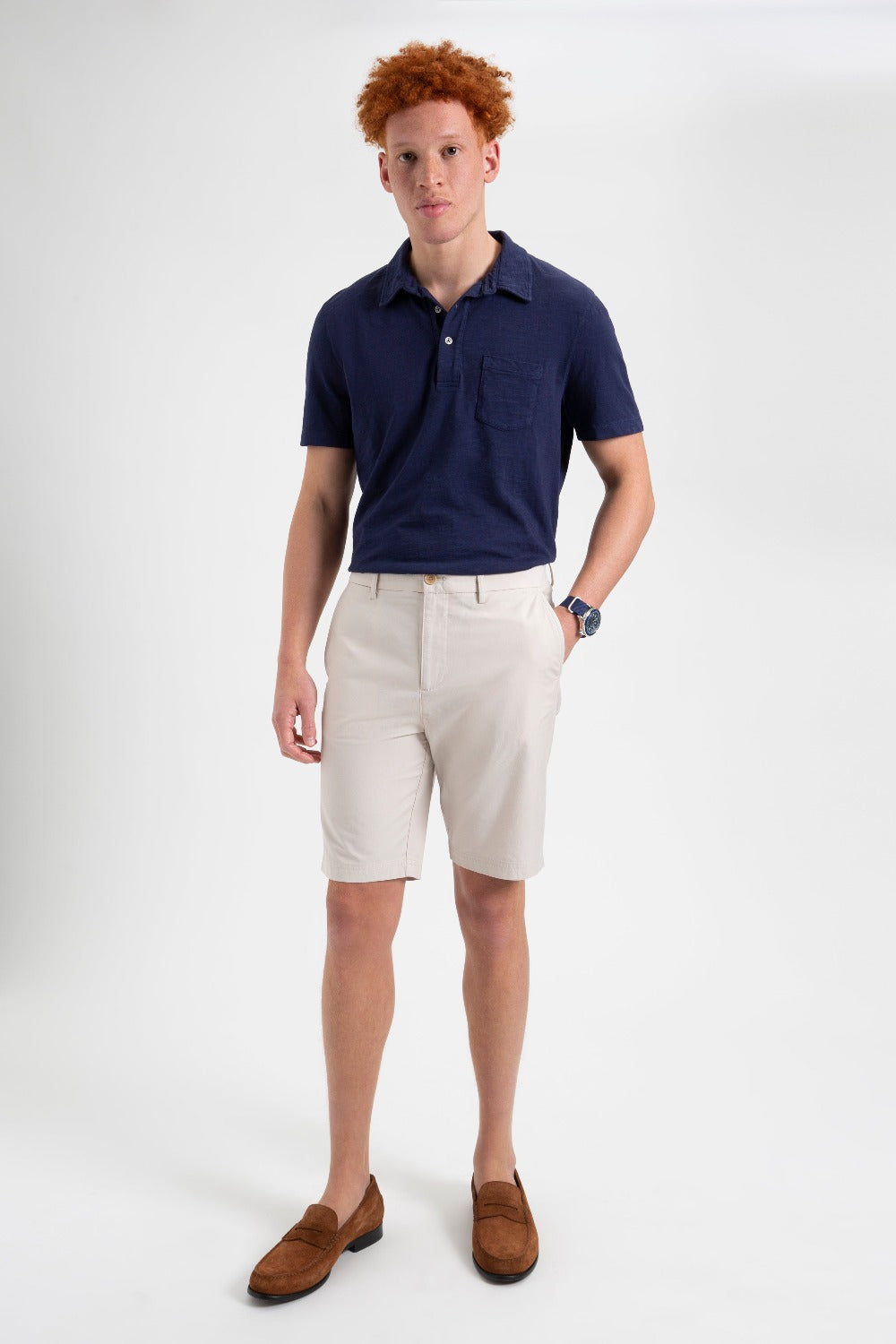 Everyday Slim Fit Chino Short - Putty - Ben Sherman