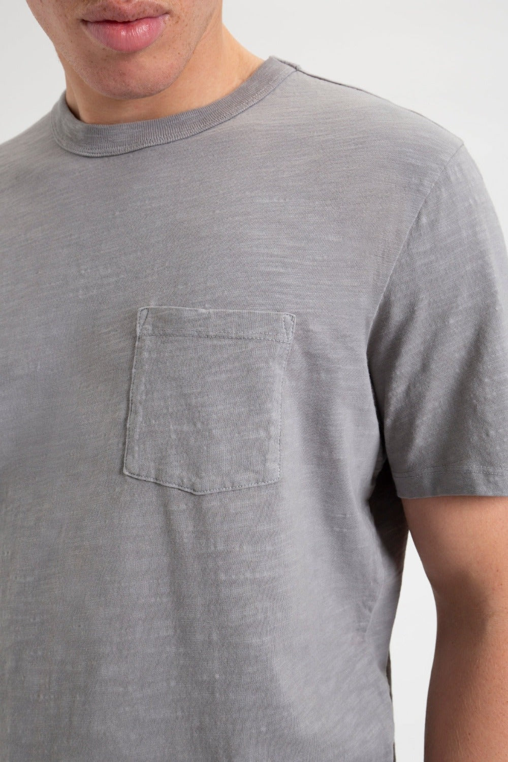 Garment Dye Beatnik Short-Sleeve T-Shirt - Zinc - Ben Sherman