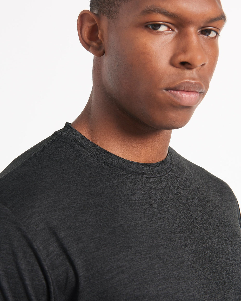 Performance Stretch Marl T-Shirt - Black - Ben Sherman