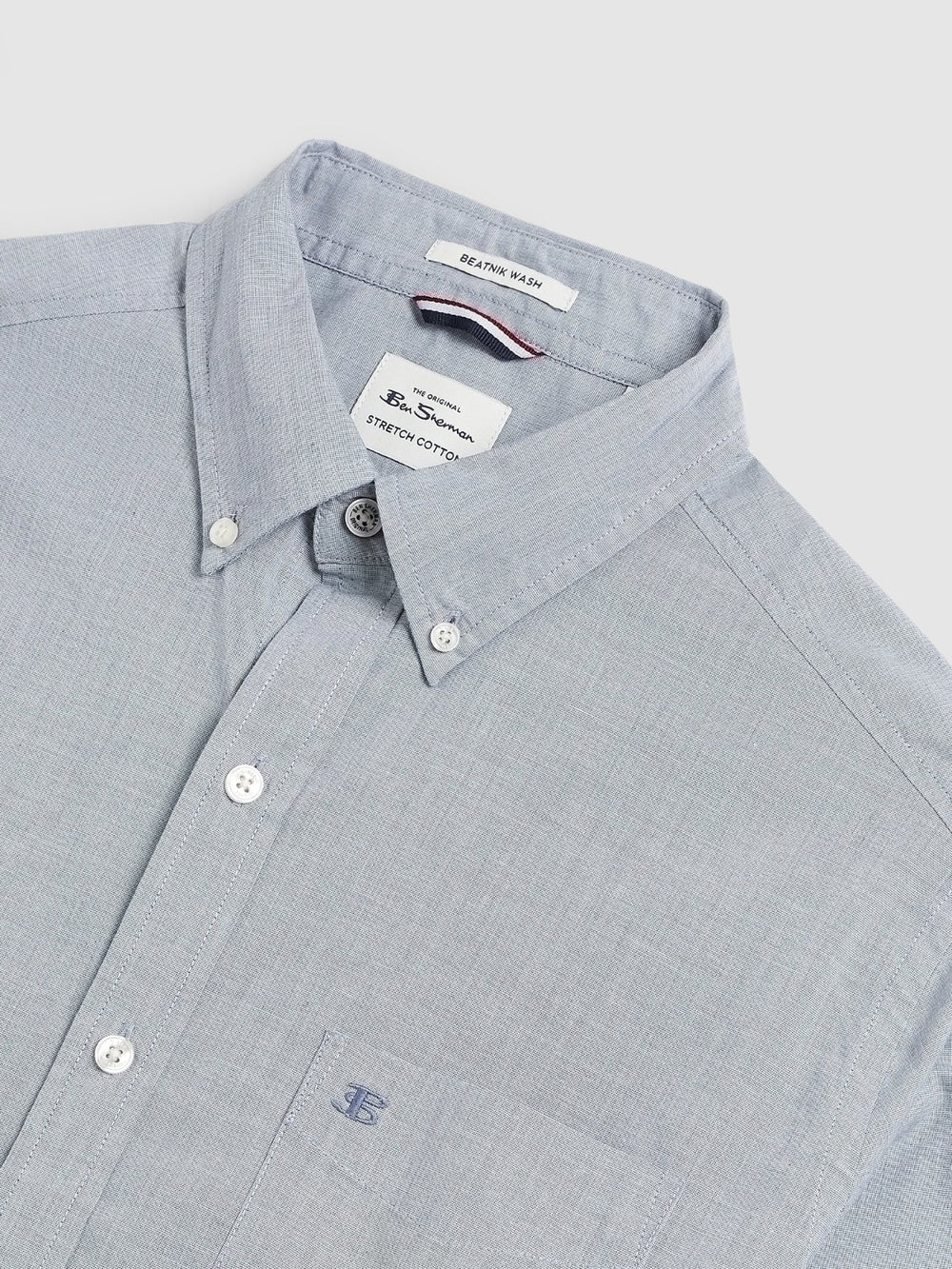 Brighton Oxford Organic Shirt - Navy - Ben Sherman