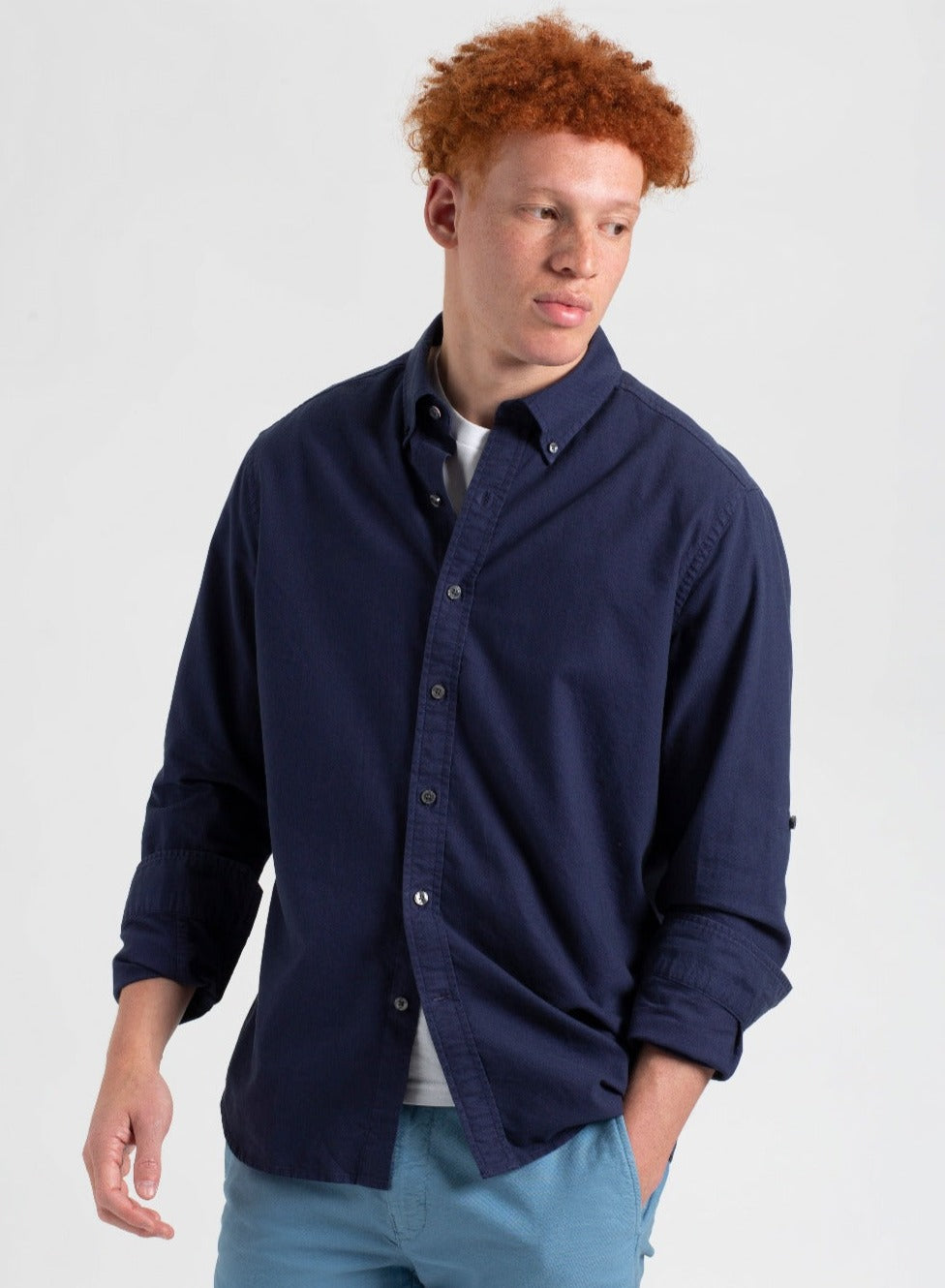 Brighton Oxford Organic Garment Dye Rugby Shirt