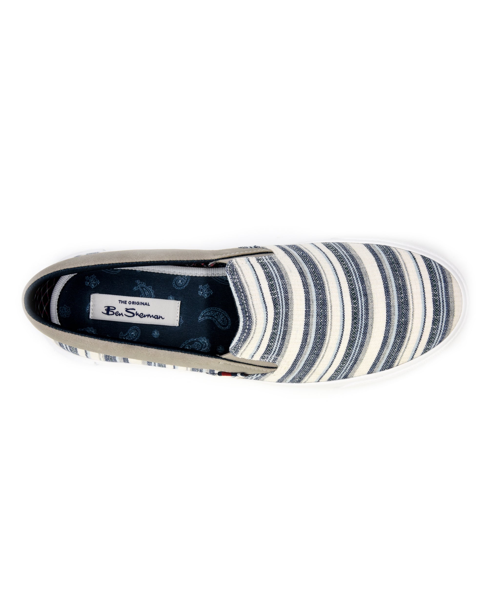 ben sherman slip on sneakers