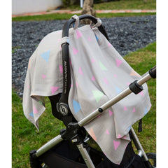 Car Seat Cover Grey Triangle 