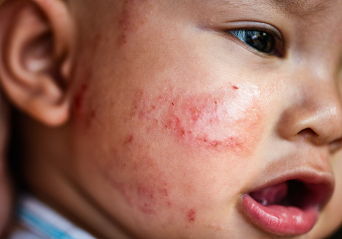 baby with eczema