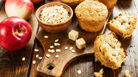 oatmeal apple muffin