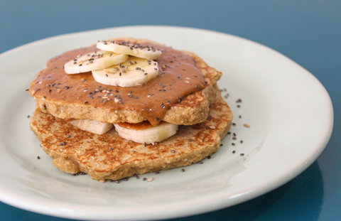 quinoa pancake with banana