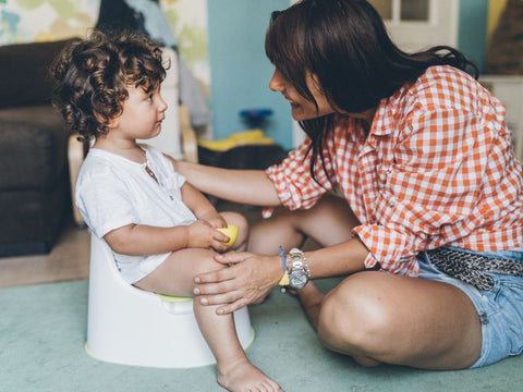 potty training with a mum