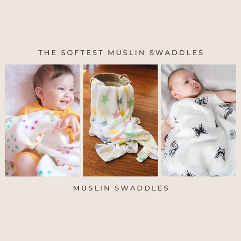 Bebekish Super Soft Bamboo Muslin Swaddles